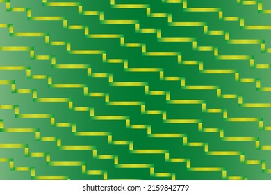 Resumen de fondo vectorial geométrico con líneas de color de gradiente verde