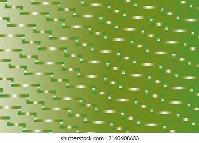 Abstract geometric vector background with green gradient color lines