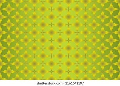 fondo de vector geométrico abstracto con color gradiente verde y amarillo