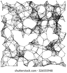 abstract geometric vector background of grid