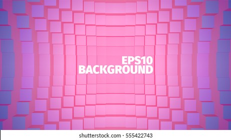 Abstract geometric vector background. Grid of boxes. Angular shape. For web or printing