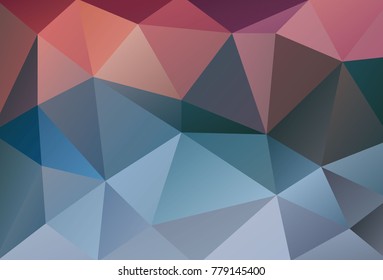 Abstract geometric vector background made of polygonal shapes of different colors.
