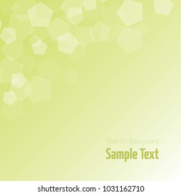 Abstract geometric vector background with pentagons