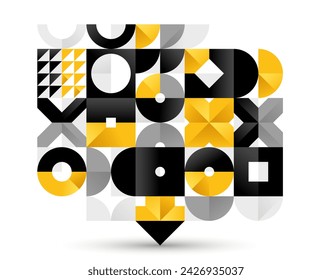 Abstract geometric vector background, tilling wall interior style wallpaper, bathroom tiles, minimal trendy design composition.