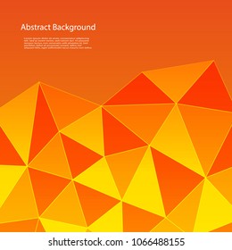 Abstract Geometric Vector Background with Triangles