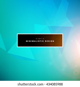 Abstract Geometric Vector Background. Triangles Pattern for Business Presentations, Application Cover and Web Site Design