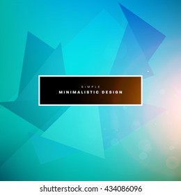 Abstract Geometric Vector Background. Triangles Pattern for Business Presentations, Application Cover and Web Site Design