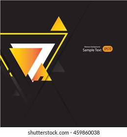 Abstract geometric vector background with triangles.