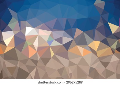 abstract geometric vector background in vintage style