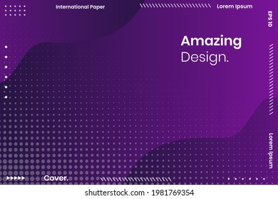 Abstract Geometric Vector Background. Geometric background with white and purple colors. vector abstract gradient illustrations, backgrounds for the cover of magazines, Banner, Poster.