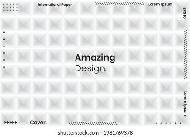 Abstract Geometric Vector Background. Geometric background with white colors. vector abstract gradient illustrations, backgrounds for the cover of magazines, Banner, Poster.