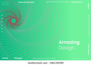 Abstract Geometric Vector Background. Geometric background with white and green colors. vector abstract gradient illustrations, backgrounds for the cover of magazines, Banner, Poster.