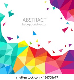 Abstract geometric vector background. for your text.
