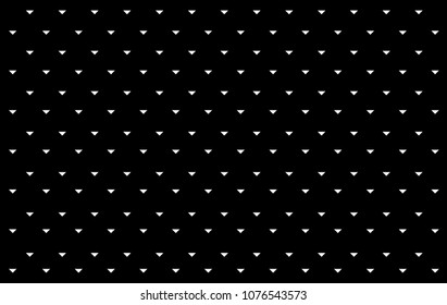 Abstract geometric vector black background with triangle