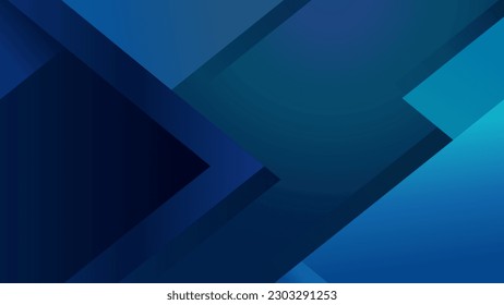 Abstrakter, geometrischer, Vektorblauer Hintergrund
