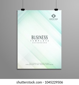Abstract geometric vector business brochure stylish template design