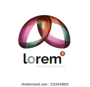 Ícone de negócios de vetor geométrico abstrato