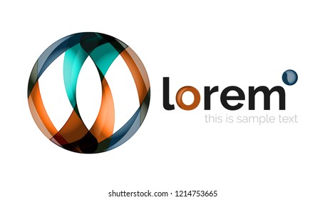 Abstract geometric vector business icon