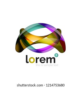 Abstract geometric vector business icon
