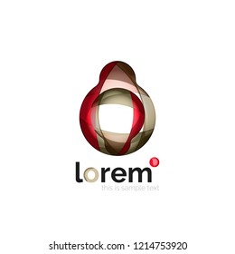 Abstract geometric vector business icon