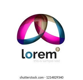 Icono de negocio de vector geométrico abstracto