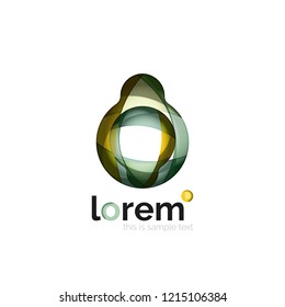 Abstract geometric vector business icon