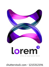 Abstract geometric vector business icon