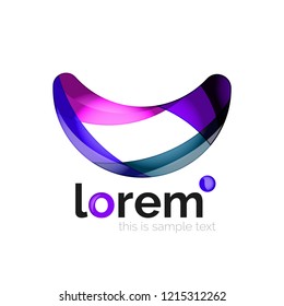 Abstract geometric vector business icon