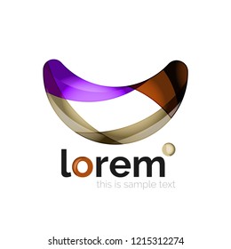 Abstract geometric vector business icon