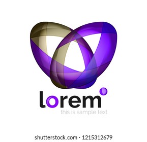 Icono de negocio de vector geométrico abstracto