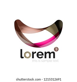 Abstract geometric vector business icon