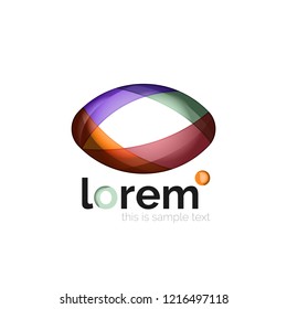 Abstract geometric vector business icon