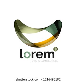 Abstract geometric vector business icon