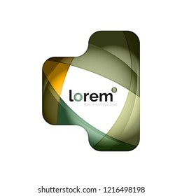 Icono de negocio de vector geométrico abstracto