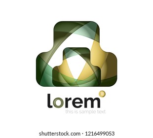 Icono de negocio de vector geométrico abstracto