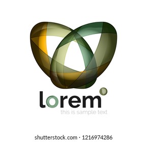 Abstract geometric vector business icon