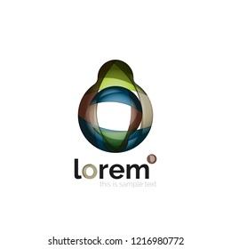 Abstract geometric vector business icon