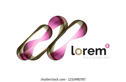Abstract geometric vector business icon