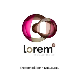 Icono de negocio de vector geométrico abstracto