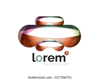 Abstract geometric vector business icon