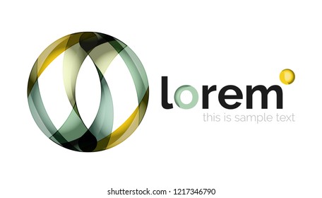 Abstract geometric vector business icon