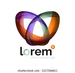 Icono de negocio de vector geométrico abstracto