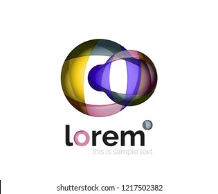 Icono de negocio de vector geométrico abstracto