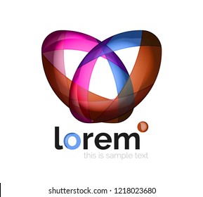 Abstract geometric vector business icon