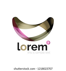 Abstract geometric vector business icon