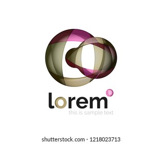 Abstract geometric vector business icon