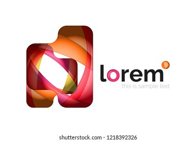Icono de negocio de vector geométrico abstracto