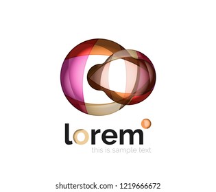 Abstract geometric vector business icon
