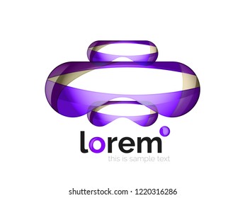 Abstract geometric vector business icon