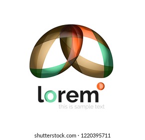 Icono de negocio de vector geométrico abstracto